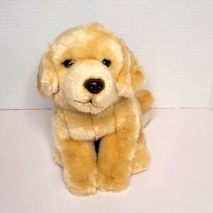 Adorable Realistic Golden Retriever Puppy Dog Plush Stuffed Animal